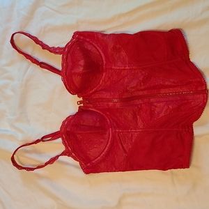 Adore Me Red Corset size small